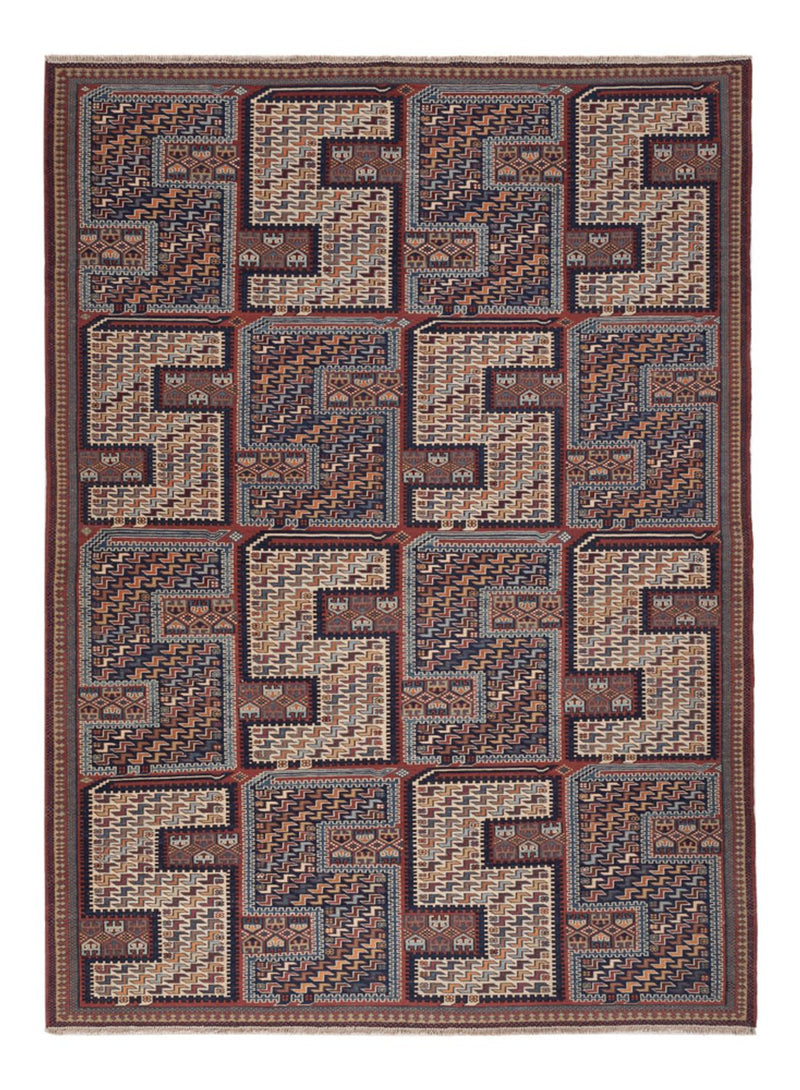 Kelim Rug - Oriental - Soumak - 214 x 155 cm - dark beige