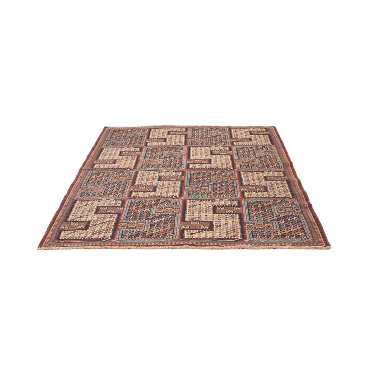 Kelim Rug - Oriental - Soumak - 214 x 155 cm - dark beige