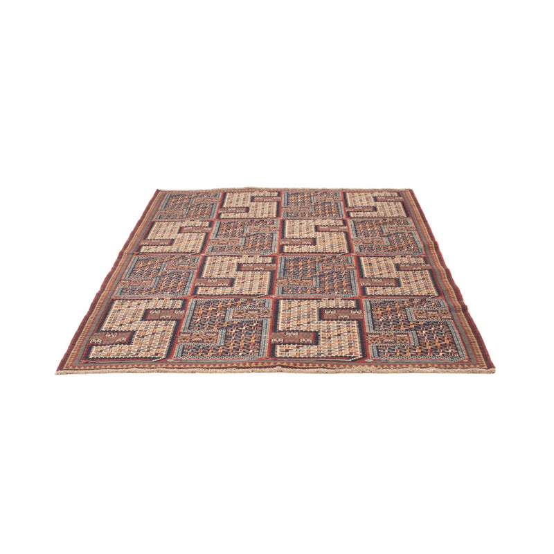 Kelim Rug - Oriental - Soumak - 214 x 155 cm - dark beige