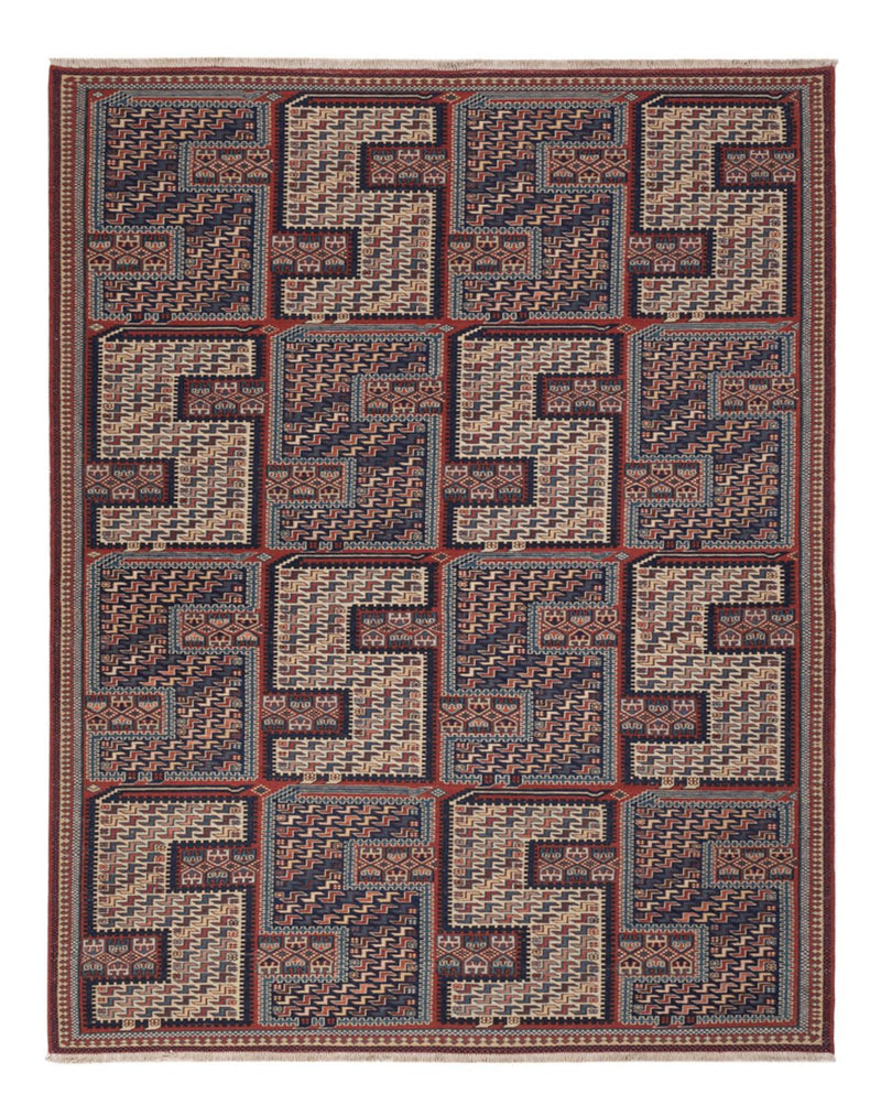 Kelim Rug - Oriental - Soumak - 208 x 165 cm - dark beige