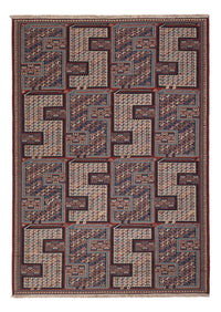 Kelim Rug - Oriental - Soumak - 223 x 156 cm - dark beige