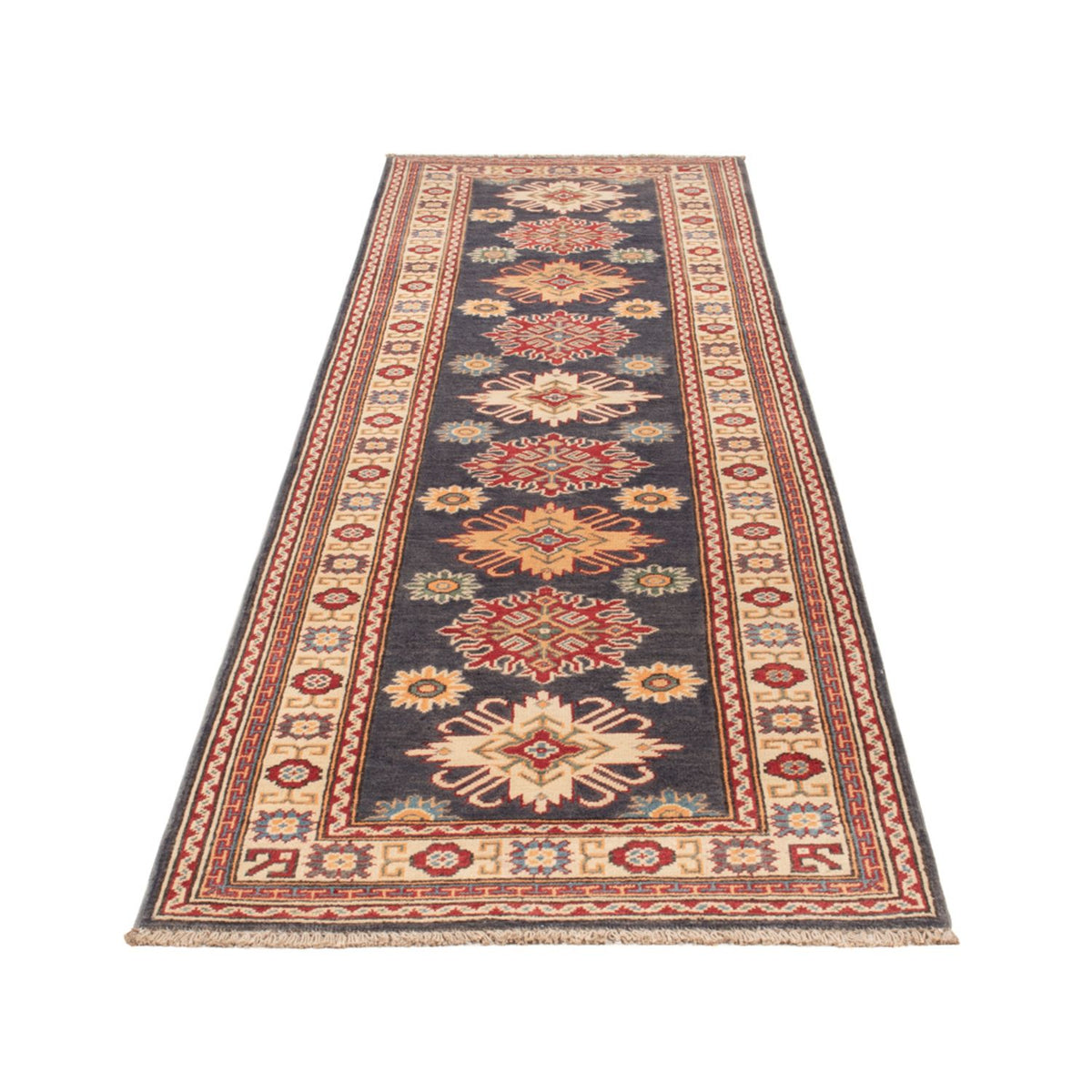 Runner Ziegler Rug - Kazak - 303 x 80 cm - dark blue