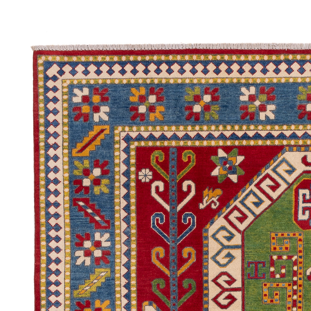 Ziegler Teppich - Kazak - 297 x 202 cm - grün