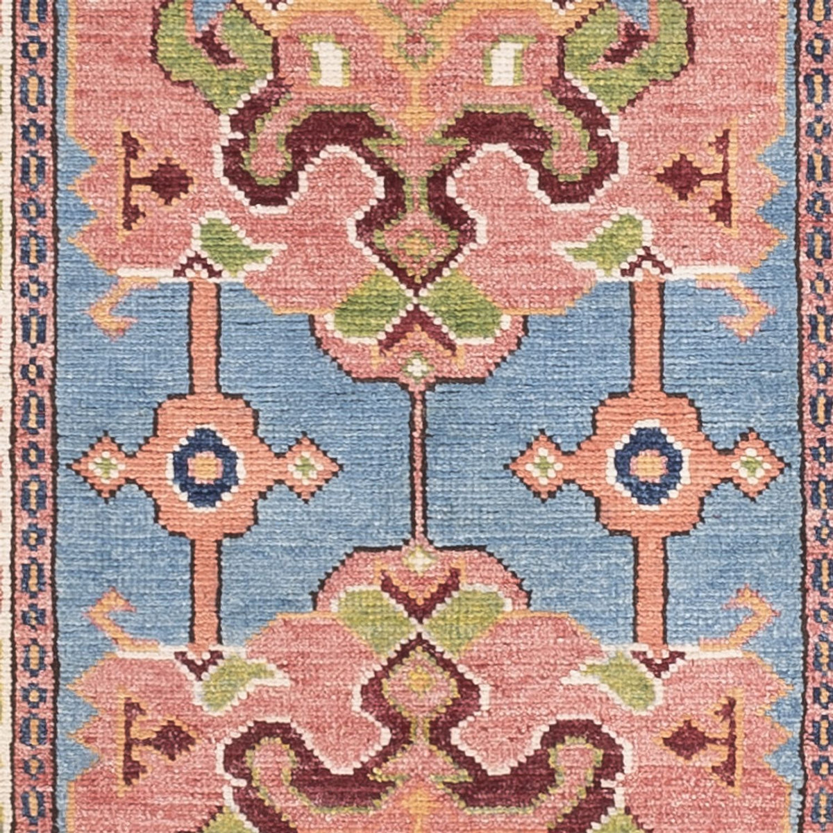 Runner Ziegler Rug - Kazak - 297 x 76 cm - blue