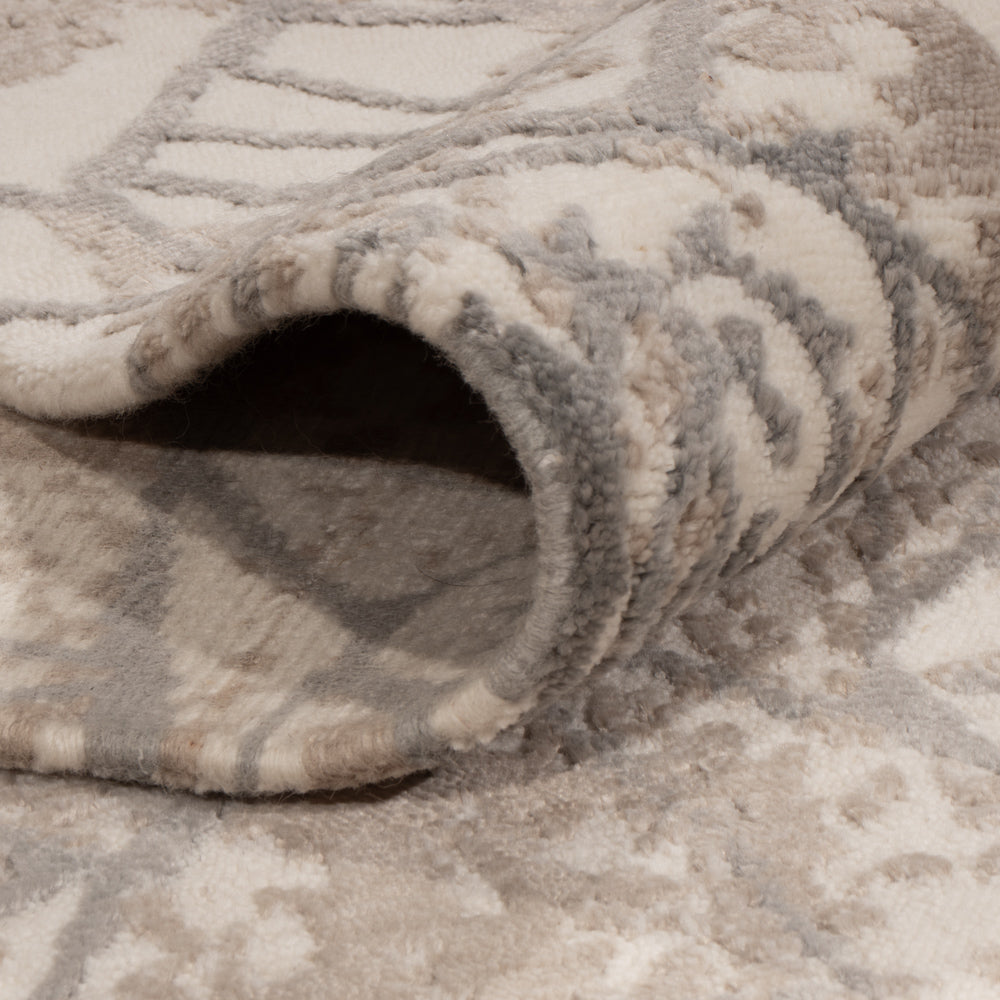 Designer Rug - 245 x 175 cm - light grey