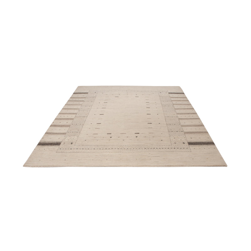 Gabbeh Rug - Loribaft Indus - 245 x 174 cm - light beige