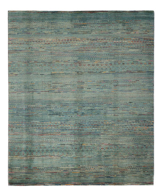 Designer Rug - 240 x 201 cm - petrol blue
