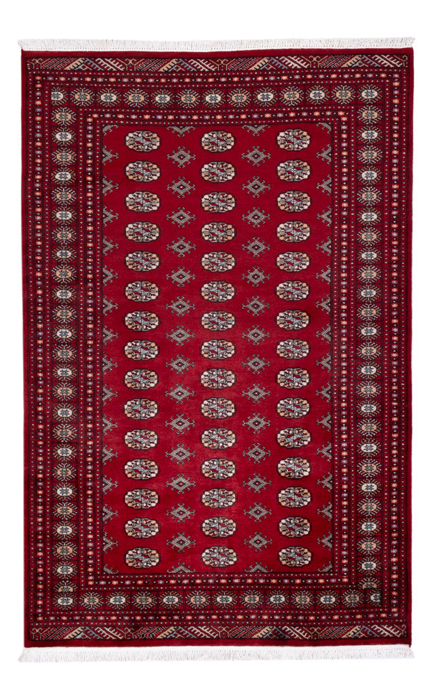 Pakistani Rug - 241 x 154 cm - red