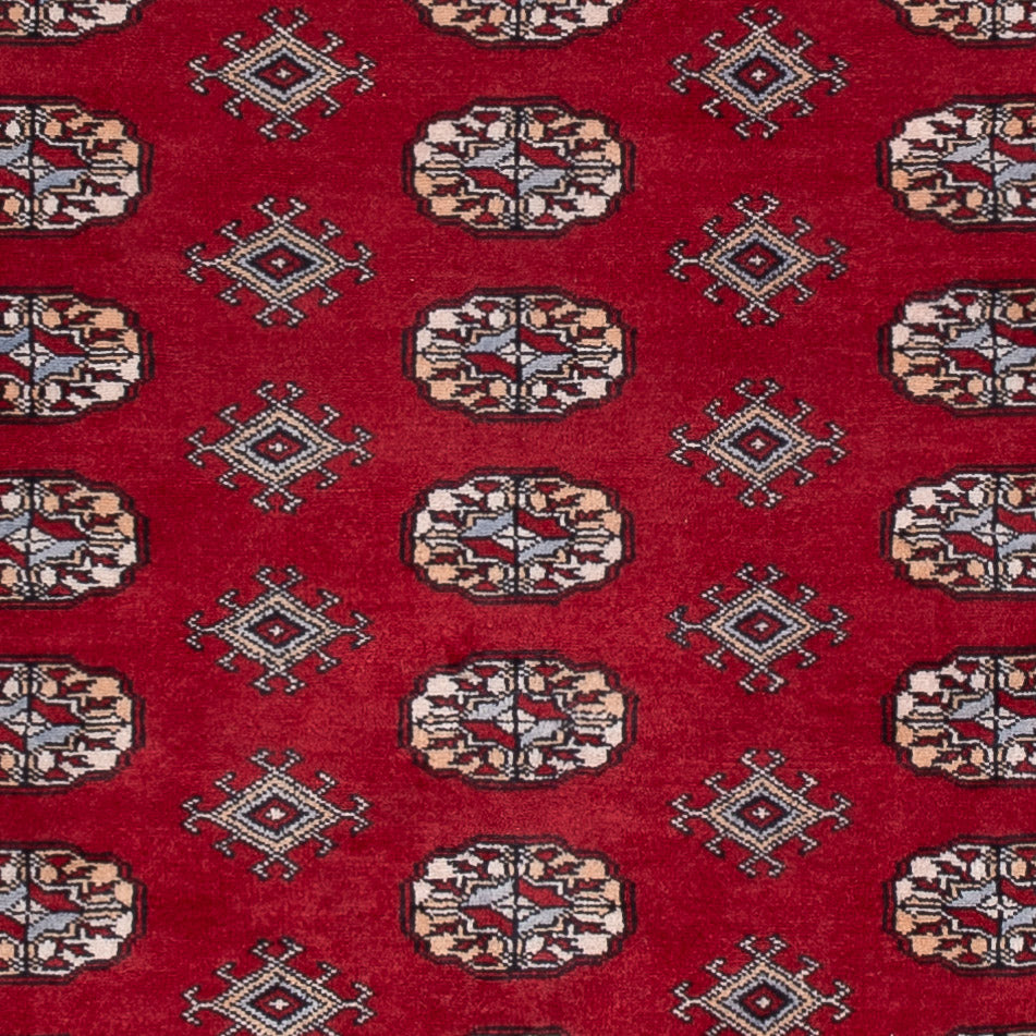 Pakistani Rug - 241 x 154 cm - red