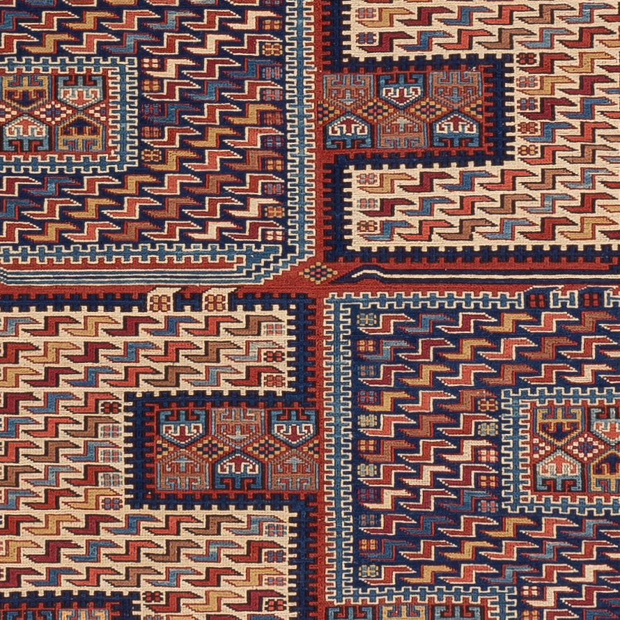 Kelim Rug - Oriental - Soumak - 212 x 170 cm - multicolored