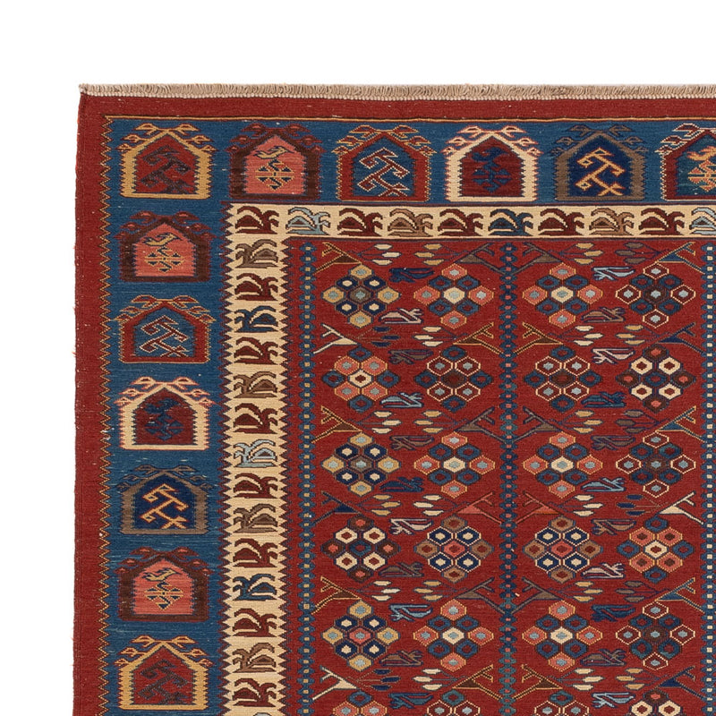 Kelim Rug - Oriental - Soumak - 228 x 175 cm - rust
