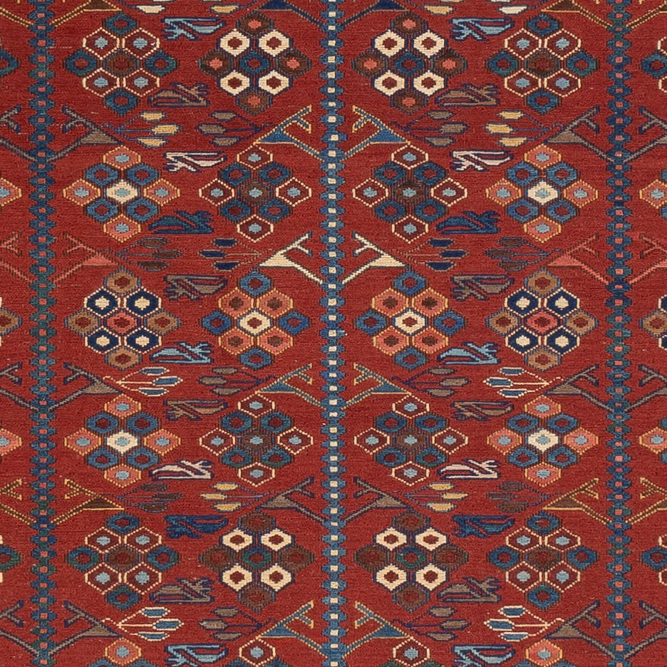 Kelim Rug - Oriental - Soumak - 229 x 175 cm - rust