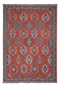 Kelim Rug - Oriental - Royal - 253 x 177 cm - red