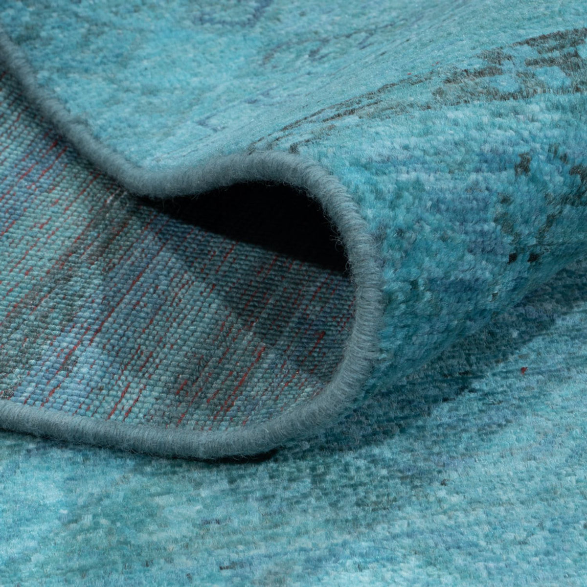 Designer Rug - 294 x 248 cm - turquoise