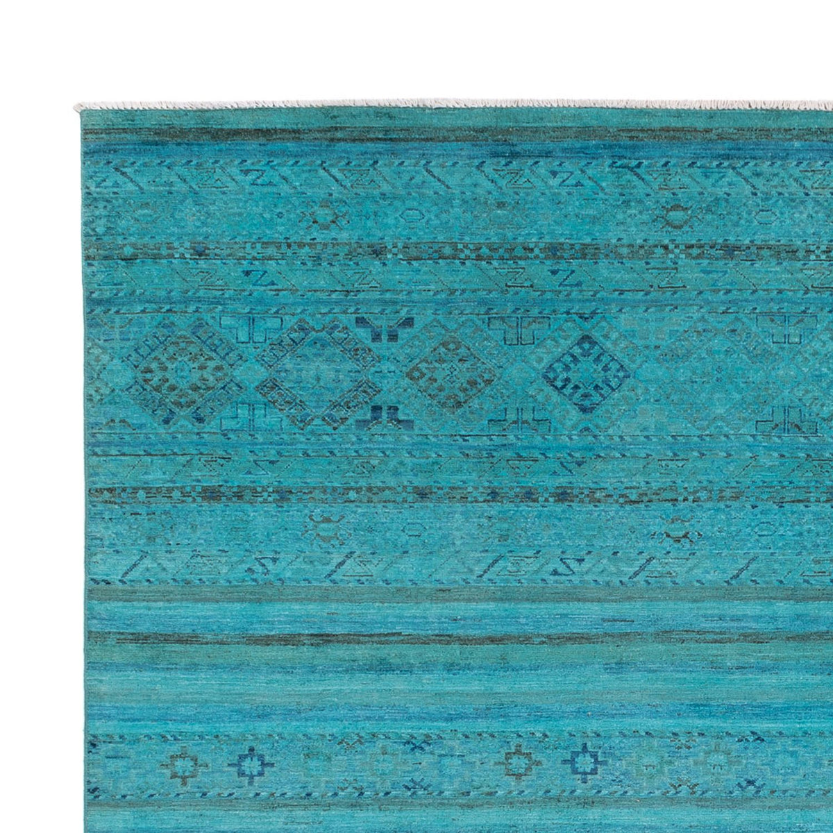 Designer Rug - 300 x 247 cm - turquoise