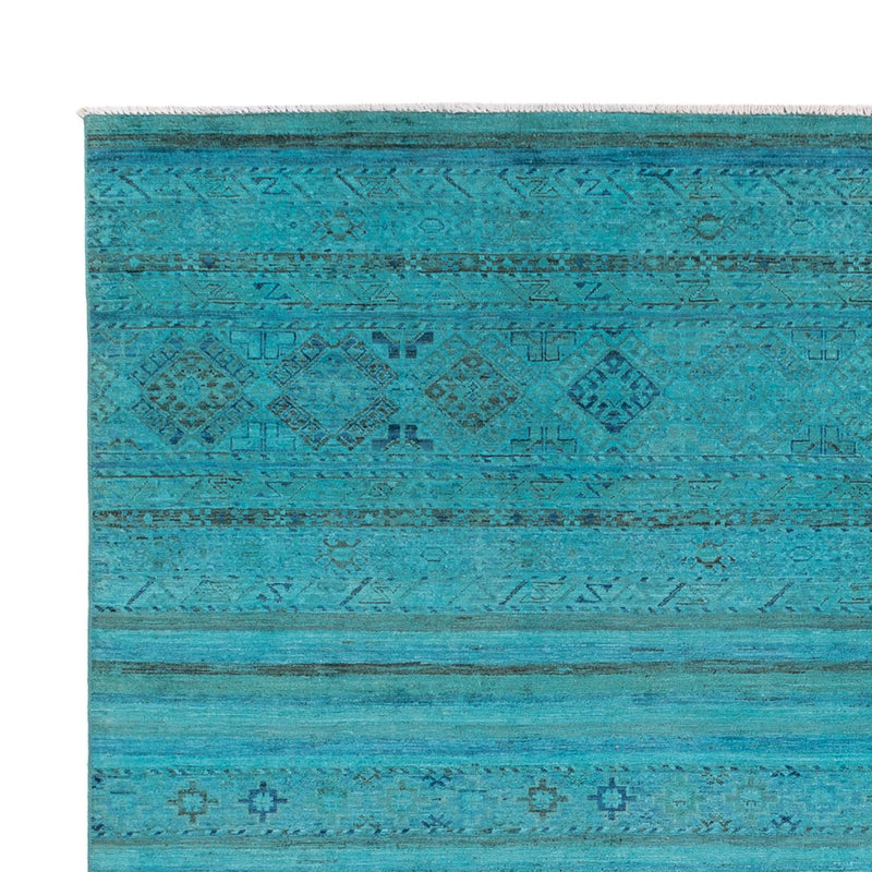 Designer Rug - 300 x 247 cm - turquoise