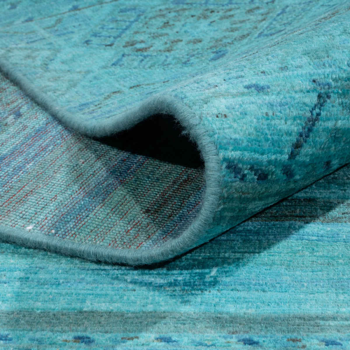 Designer Rug - 300 x 247 cm - turquoise