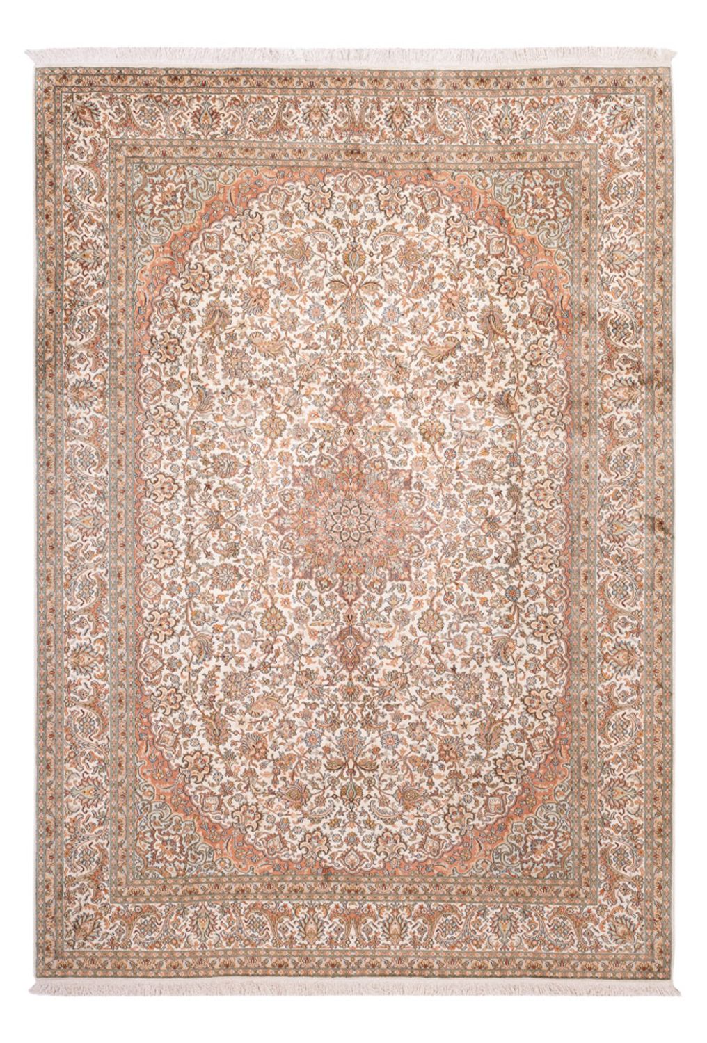Silk Rug - Kashmir Silk - 314 x 219 cm - beige