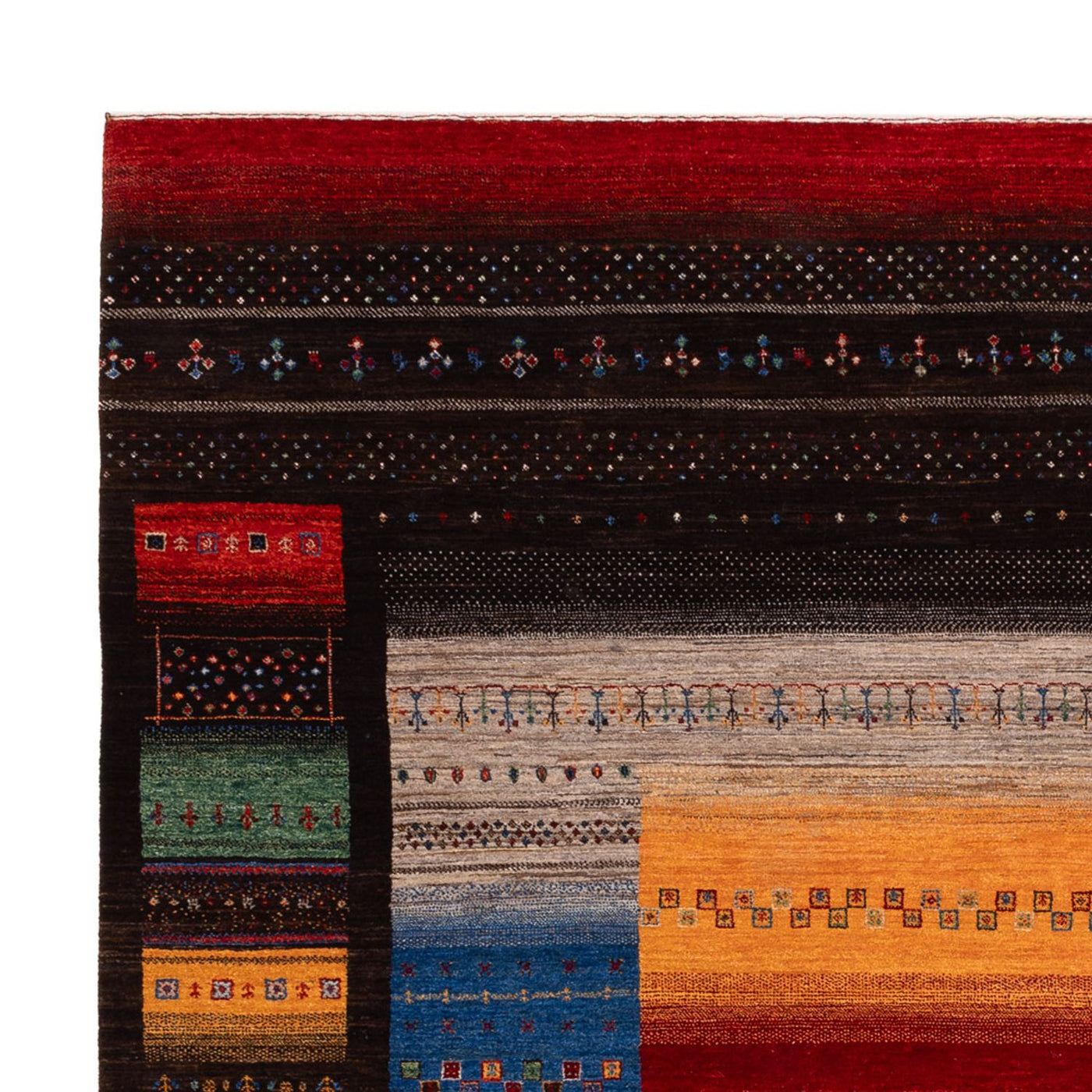 Indo Loribaft Teppich 304x257cm - Wollteppich
