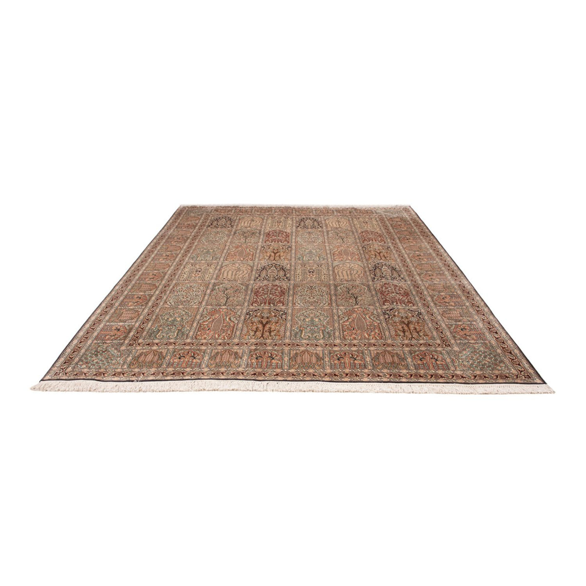 Silk Rug - Kashmir Silk - 315 x 214 cm - light beige