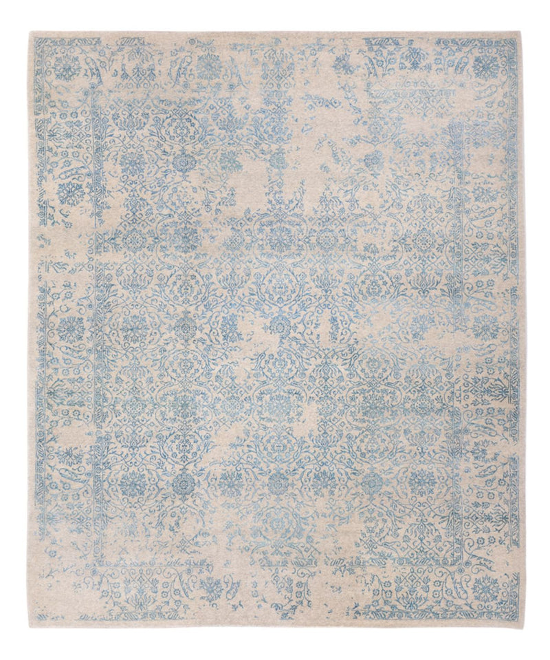 Designer Rug - 289 x 241 cm - light blue