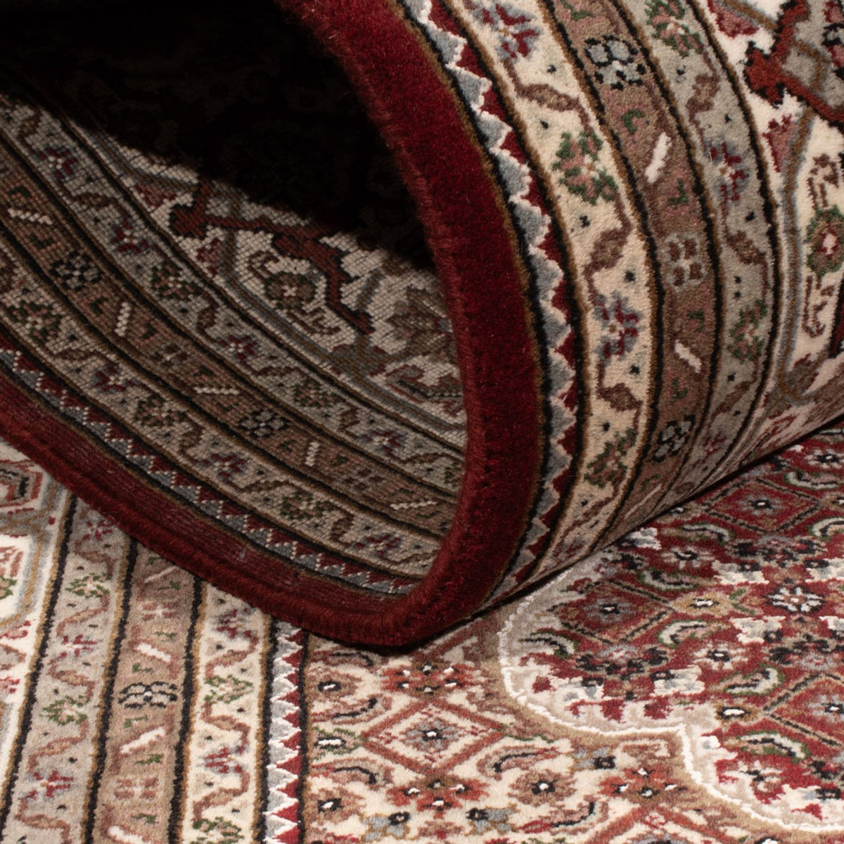 Oriental Rug - Tabriz - 256 x 205 cm - dark beige