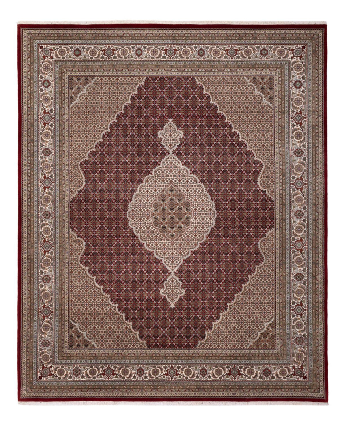 Oriental Rug - Tabriz - 303 x 253 cm - dark beige