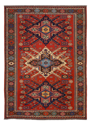 Kelim Rug - Oriental - Soumak - 282 x 198 cm - red