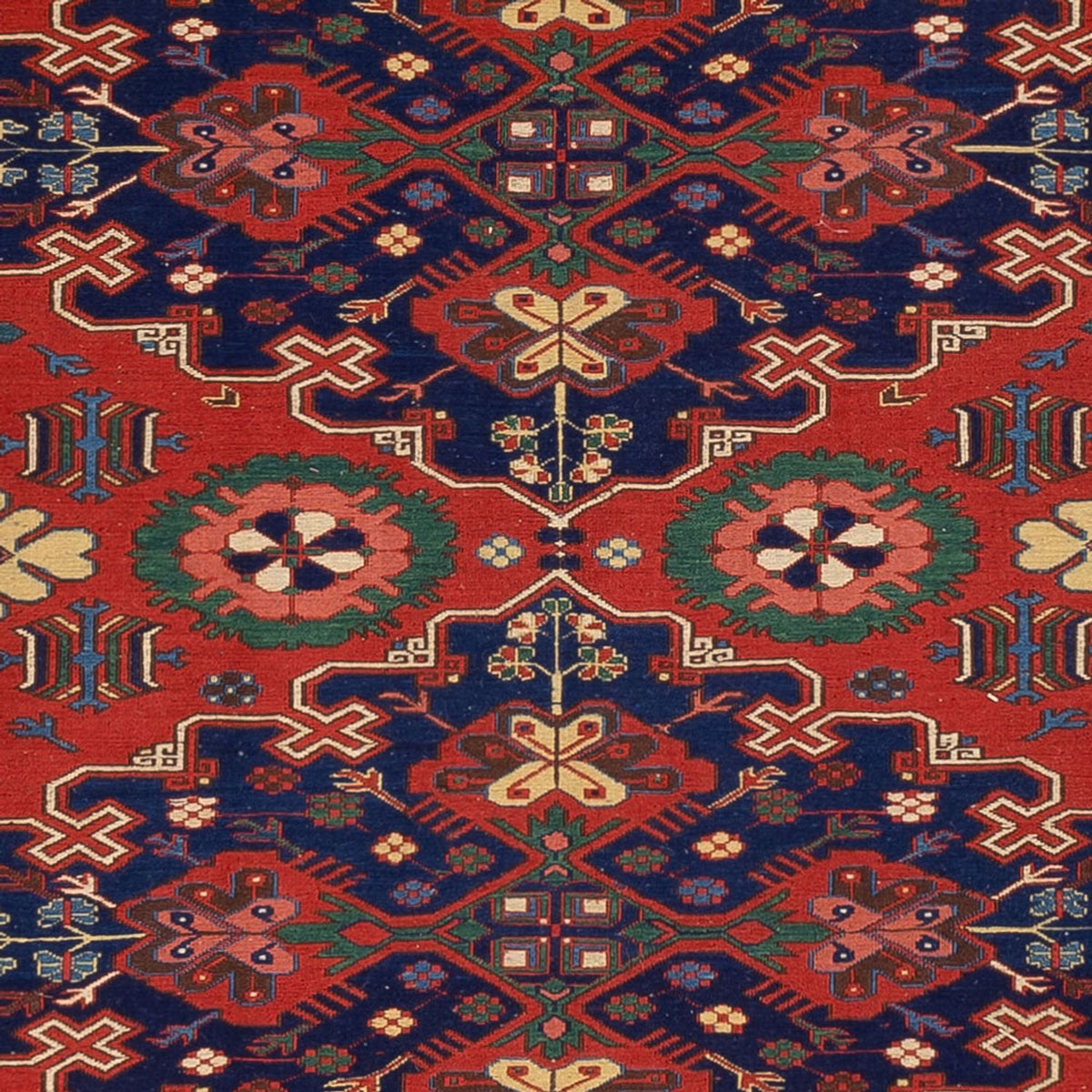 Kelim Rug - Oriental - Soumak - 318 x 241 cm - red