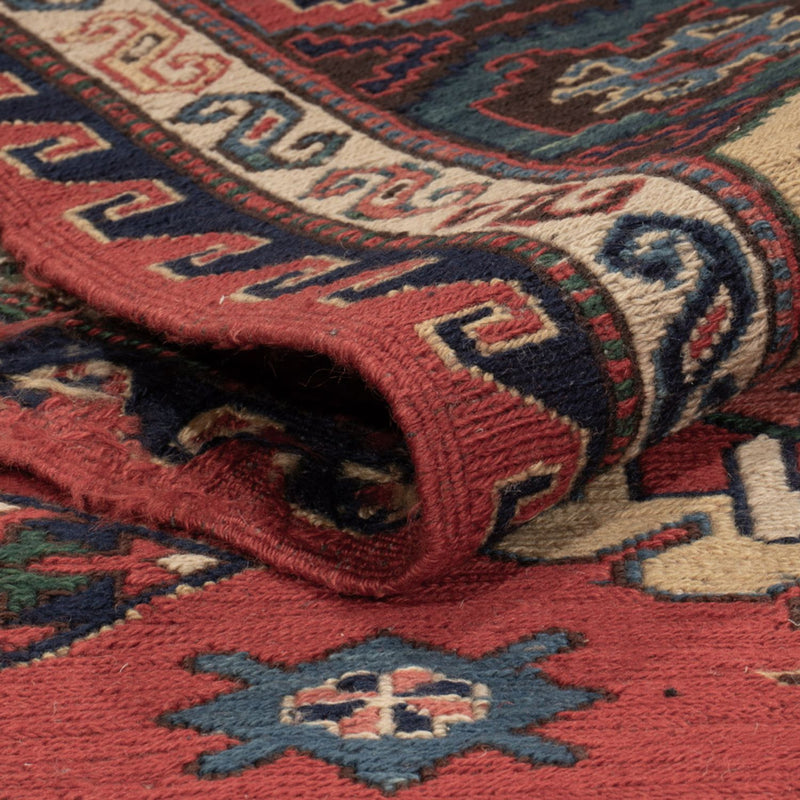 Kelim Rug - Oriental - Soumak - 318 x 241 cm - red