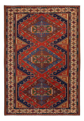 Kelim Rug - Oriental - Soumak - 294 x 204 cm - red