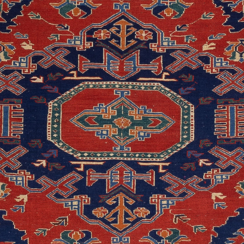 Kelim Rug - Oriental - Soumak - 263 x 178 cm - red