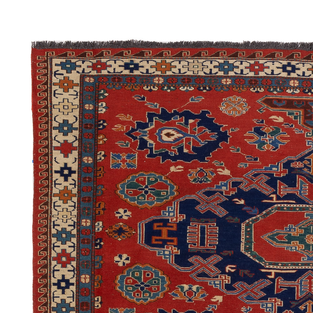 Kelim Rug - Oriental - Soumak - 263 x 178 cm - red
