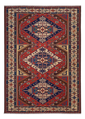 Kelim Rug - Oriental - Soumak - 282 x 204 cm - red