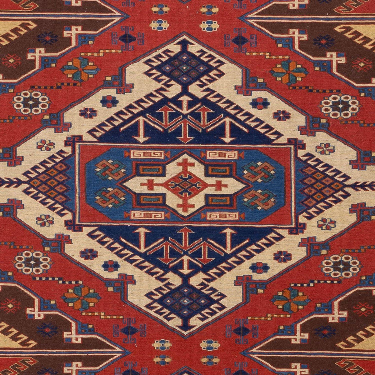 Kelim Rug - Oriental - Soumak - 282 x 204 cm - red