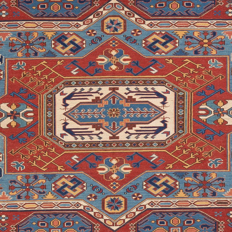 Kelim Rug - Oriental - Soumak - 329 x 256 cm - red