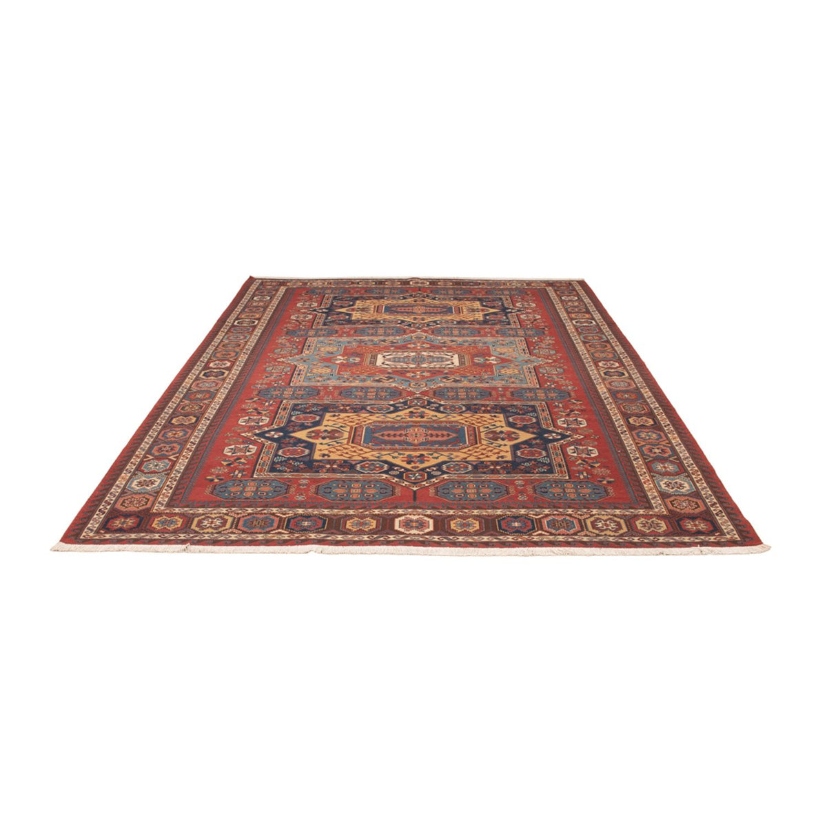 Kelim Rug - Oriental - Soumak - 329 x 256 cm - red