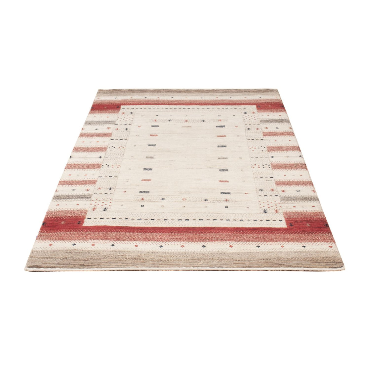 Gabbeh Rug - Loribaft Indus - 155 x 102 cm - beige