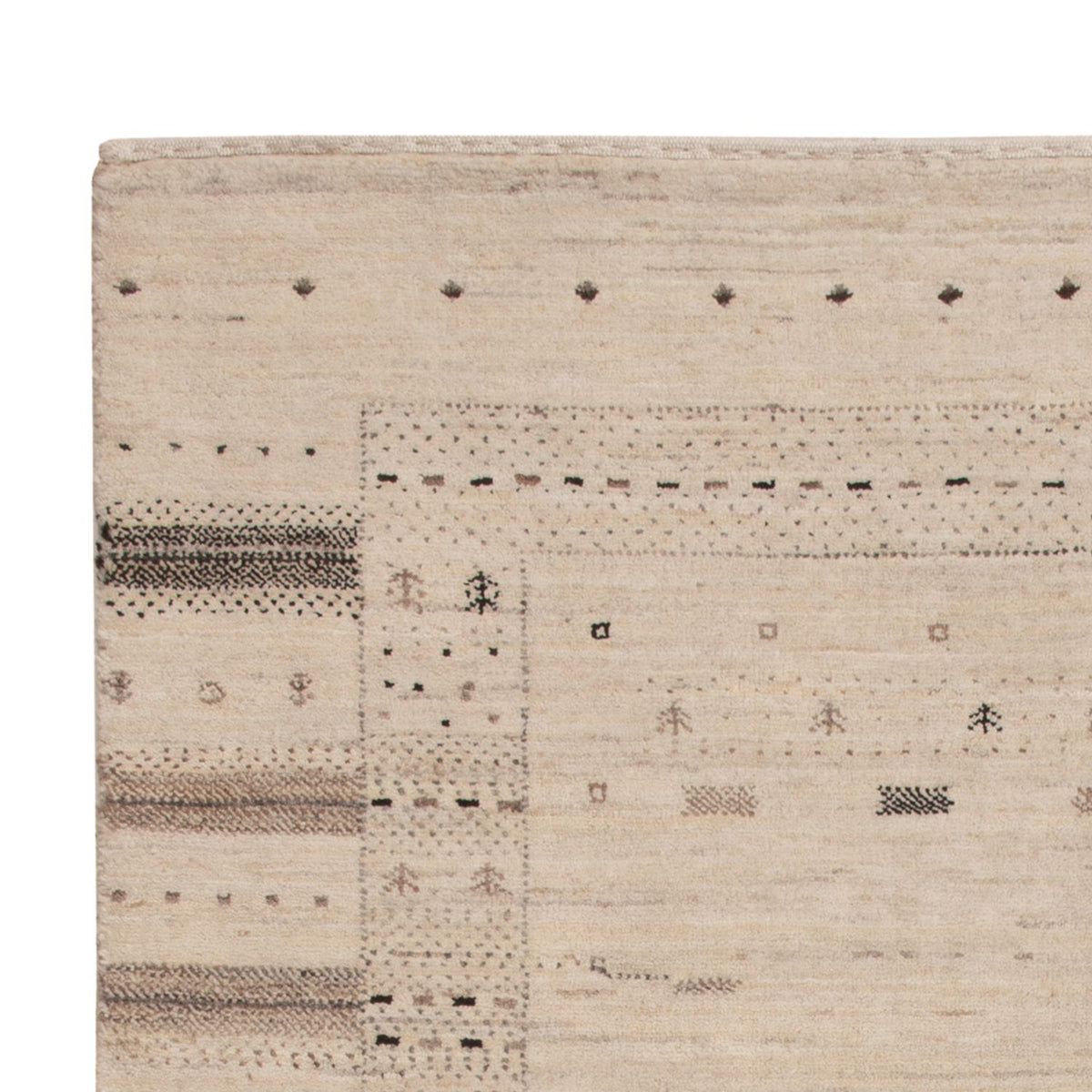 Gabbeh Rug - Loribaft Indus - 153 x 108 cm - beige