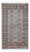Pakistani Rug 93x152cm - Oriental Rug - Rectangle / Light Blue / 93 x 152 cm Rectangle