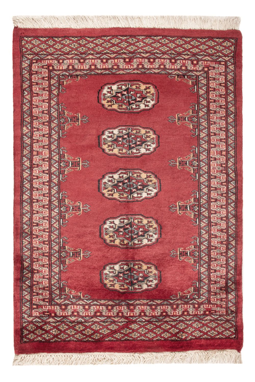 Pakistani Rug - 114 x 79 cm - red