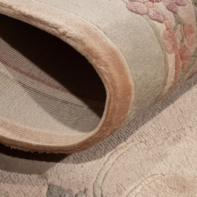 Silk Rug - Chinese Silk - 135 x 70 cm - beige