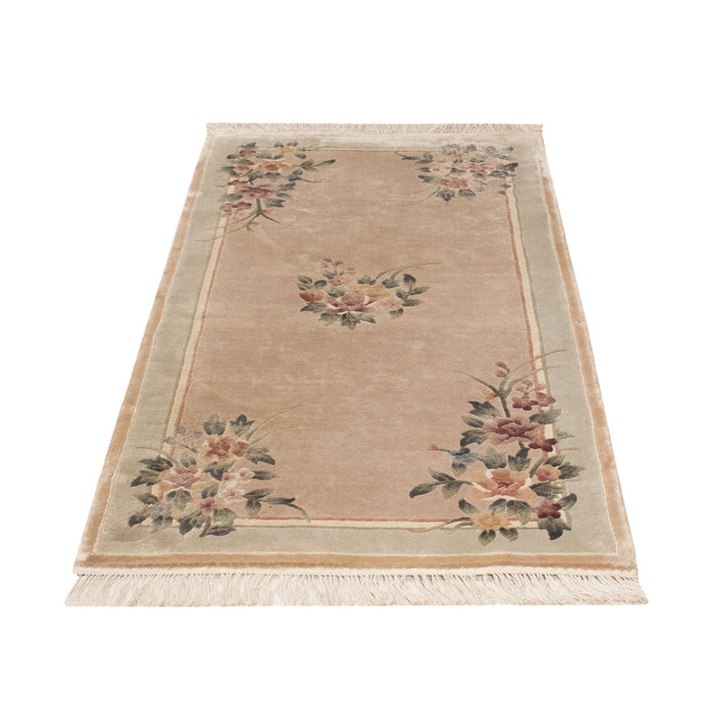 Silk Rug - Chinese Silk - 135 x 70 cm - beige