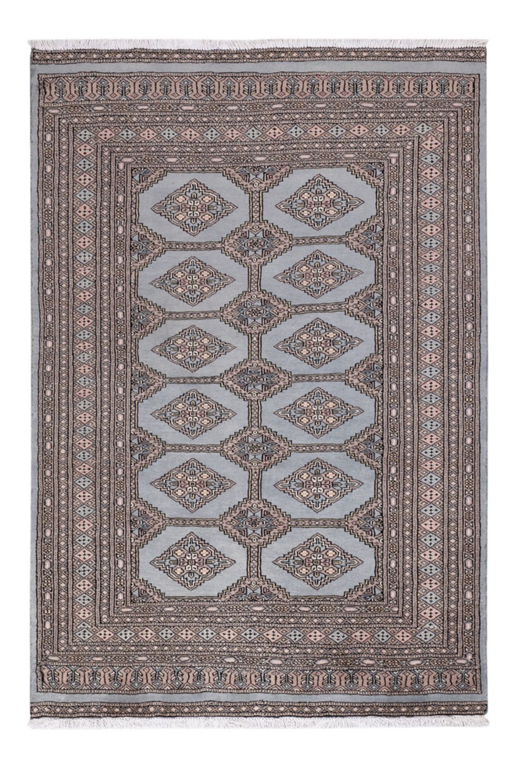 Pakistani Rug - 181 x 124 cm - light blue