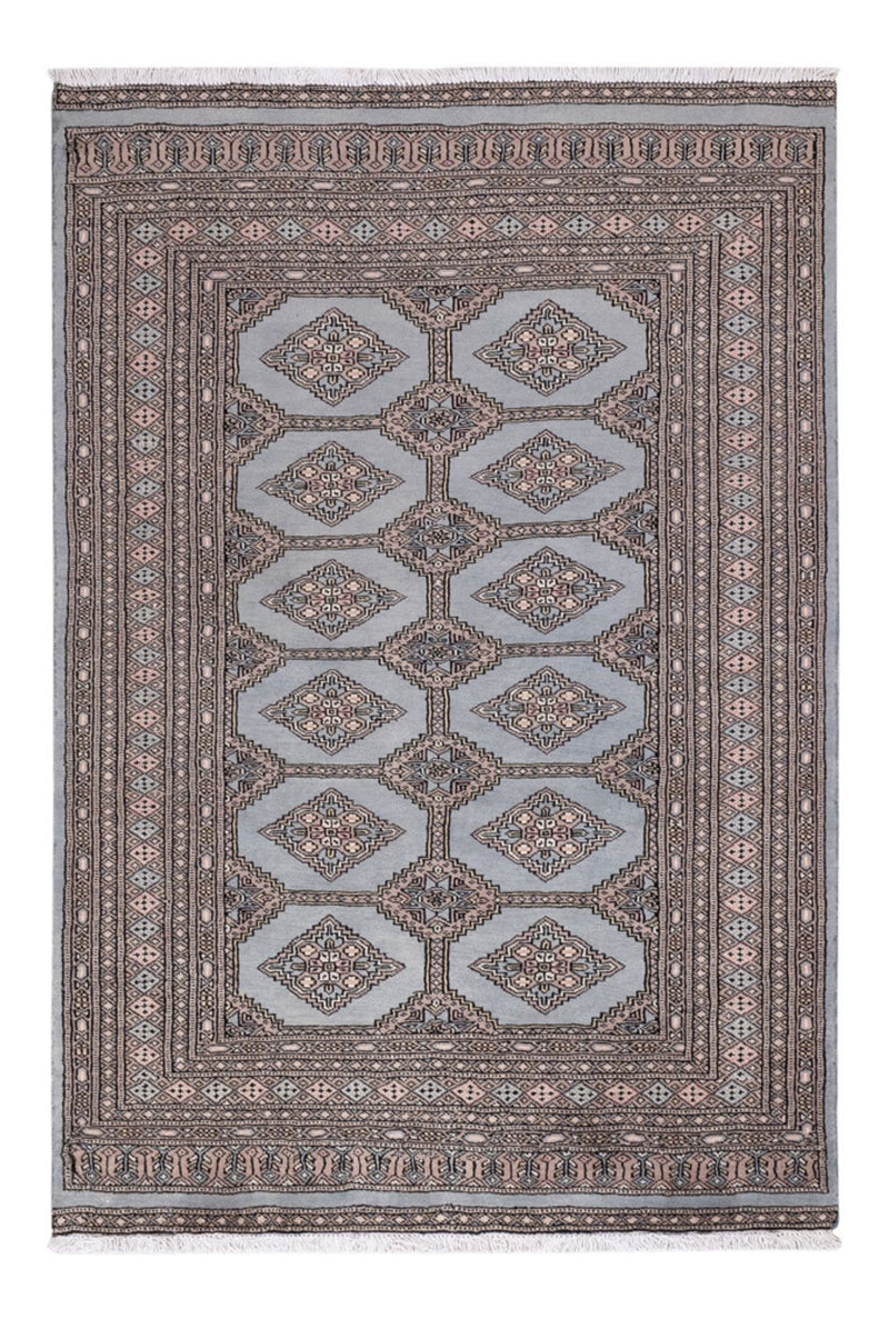 Pakistani Rug - 181 x 124 cm - light blue
