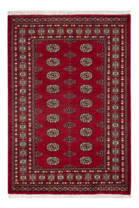 Pakistani Rug - 189 x 126 cm - red