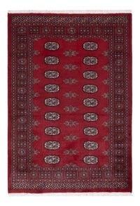 Pakistani Rug - 178 x 122 cm - red
