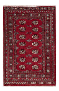 Pakistani Rug - 182 x 124 cm - red