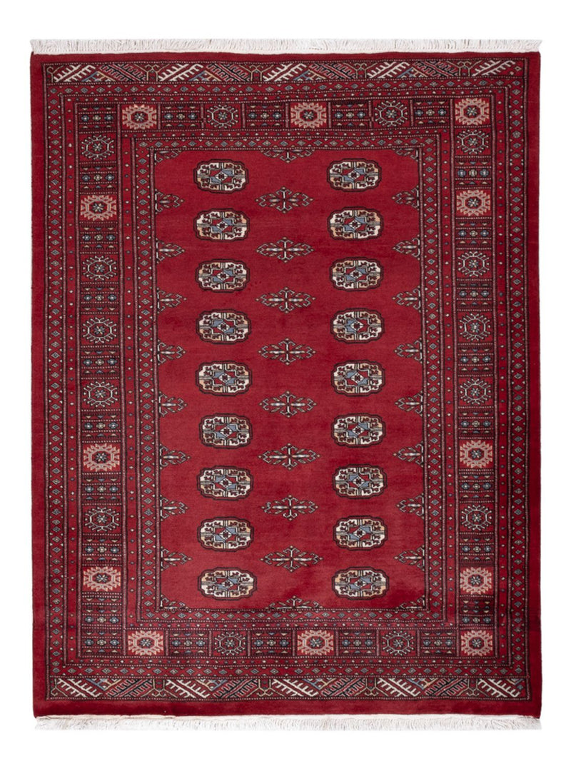 Pakistani Rug - 179 x 139 cm - red