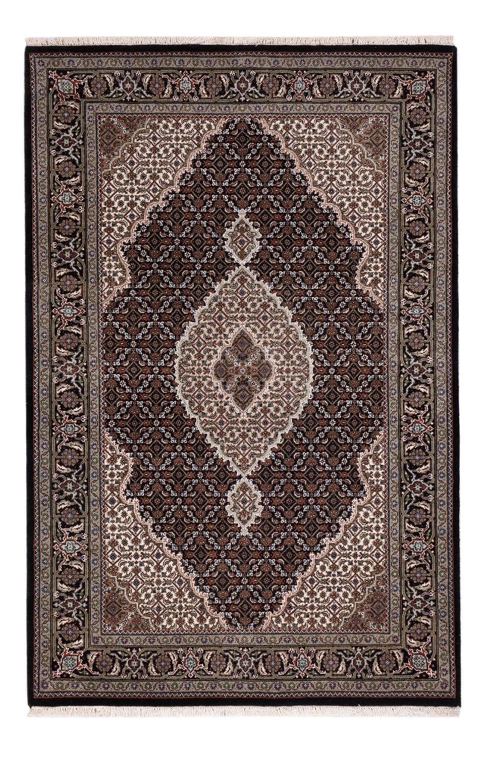 Oriental Rug - Tabriz - 184 x 120 cm - dark beige